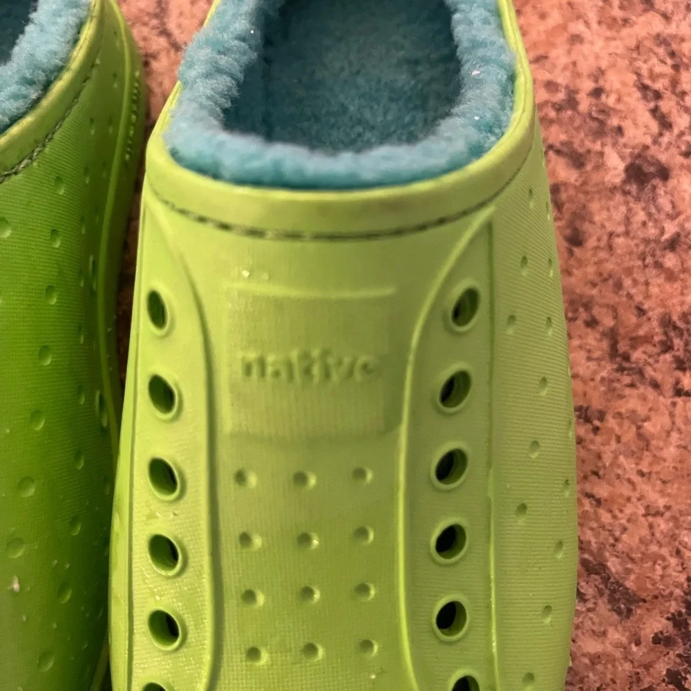 Native Kids Lime Green Water‎ Shoes